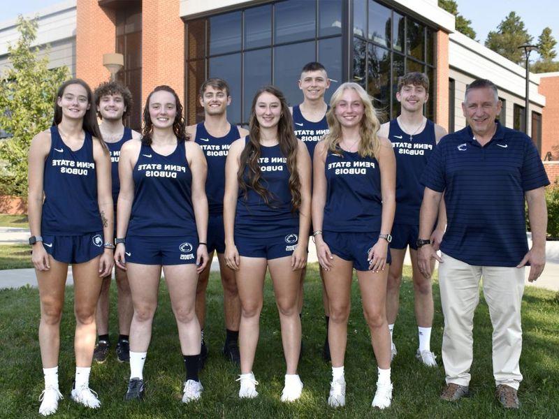 The cross-country team at Penn State DuBois.